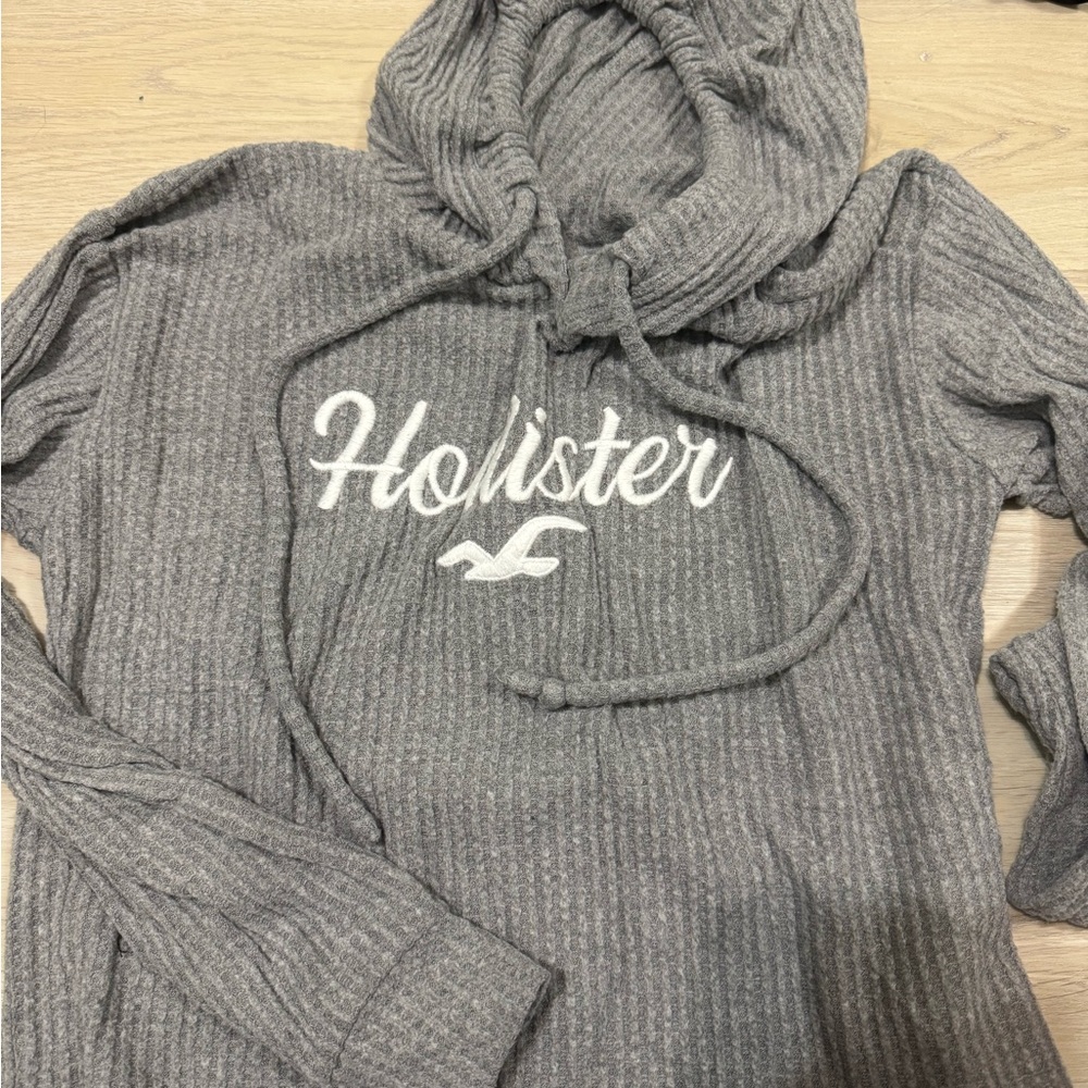 Gray Hollister Hoodie